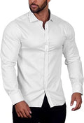 COOFANDY Men's Muscle Fit Dress Shirt for Stylish Comfort