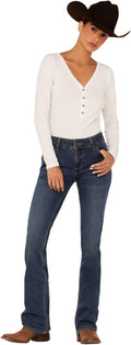 Wrangler Women's Premium Patch Mae Jean - Flattering (Style 9D44)