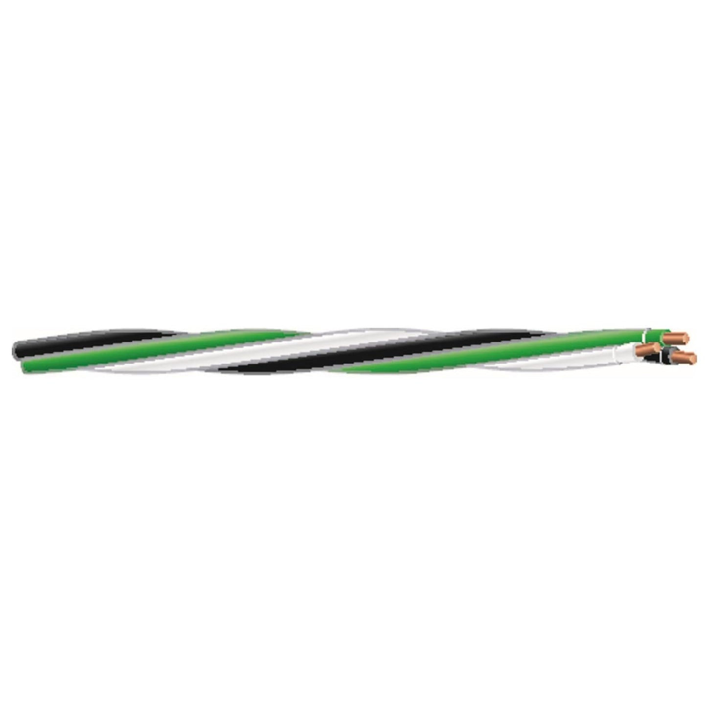 Southwire 25 ft 12/3 Black White Green Solid CU THHN Tri-Wire Review