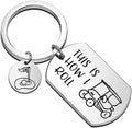 Golf Lover's Humorous Keychain - How I Roll!