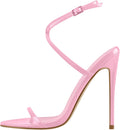 Strappy High Stiletto Heels - Sexy Comfort Open Toe Heels