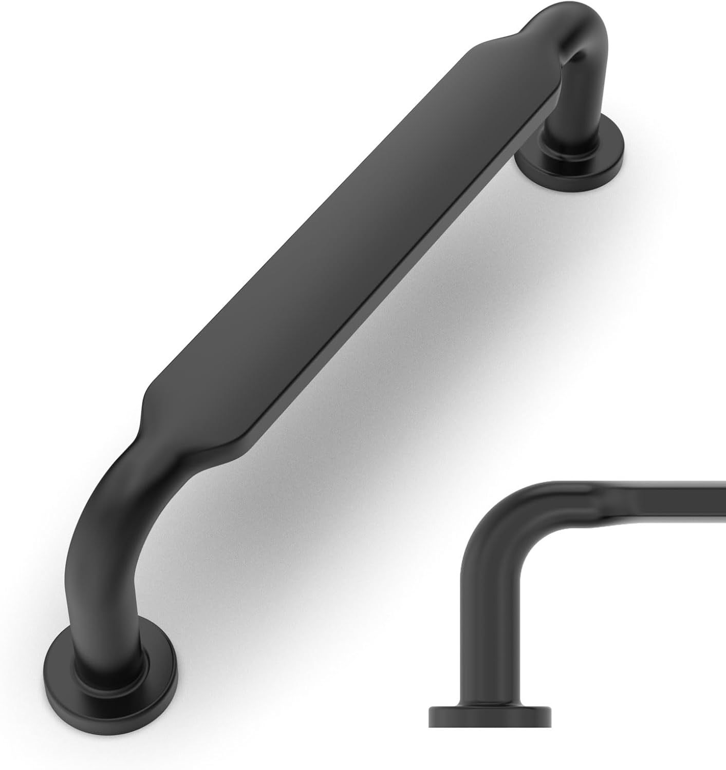 Amerdeco 10 Pack Matte Black Cabinet Pulls for Stylish Homes