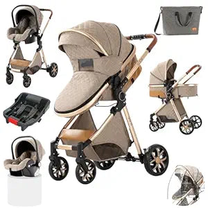 3 in 1 Baby Stroller Travel System for Newborns and Infants