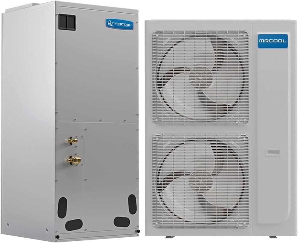 Efficient 18 SEER Central Heat Pump System - Quick Connect Lineset - 25ft