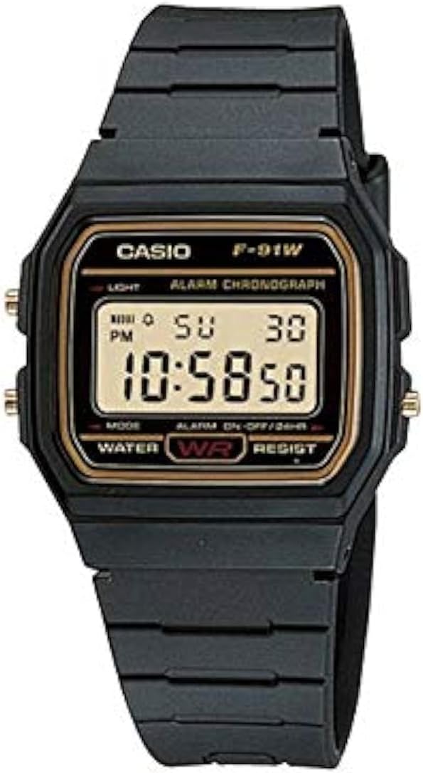 Casio F91WG-9 Retro Gold Face Watch