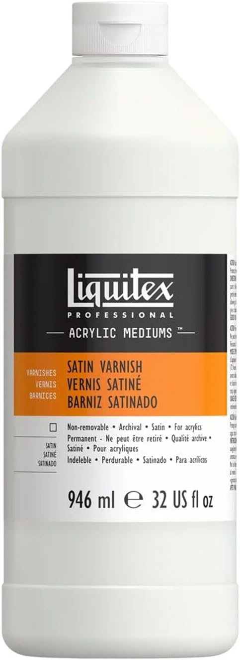 Liquitex Professional Satin Varnish for Archival Art Projects