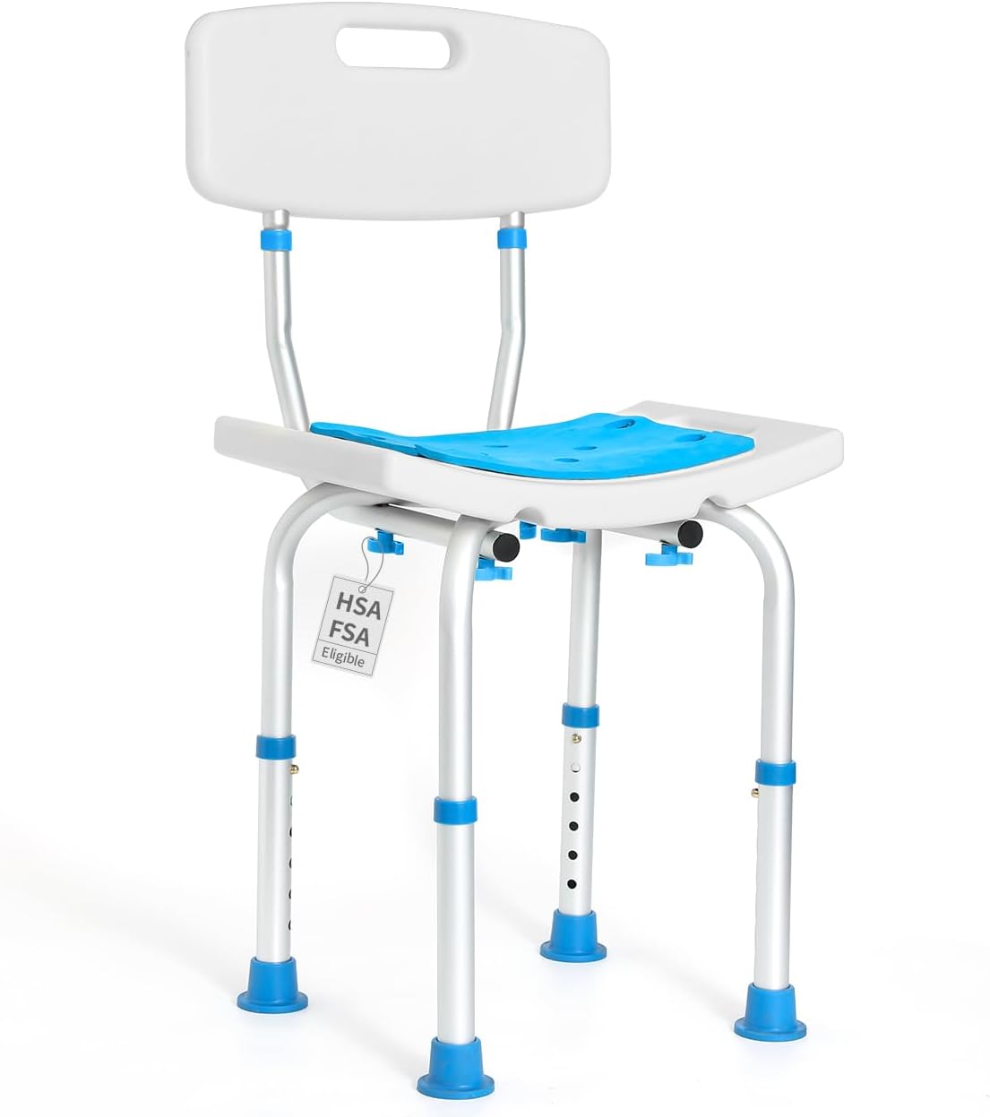 Adjustable Shower Chair with Back for Safe and Comfortable Use