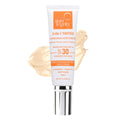 Tinted Mineral Sunscreen for Face SPF 30 - Fair - Daily BB Moisturizer