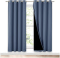 Full Shade Blackout Curtain Panels 72 in Pair - Deep Light Block