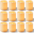 Flickering Flameless Votive Candles 100Pack - Long Lasting Amber Light