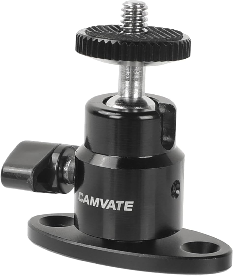 Versatile Mini Ball Head: Mount CCTV & Video Monitors with Ease!