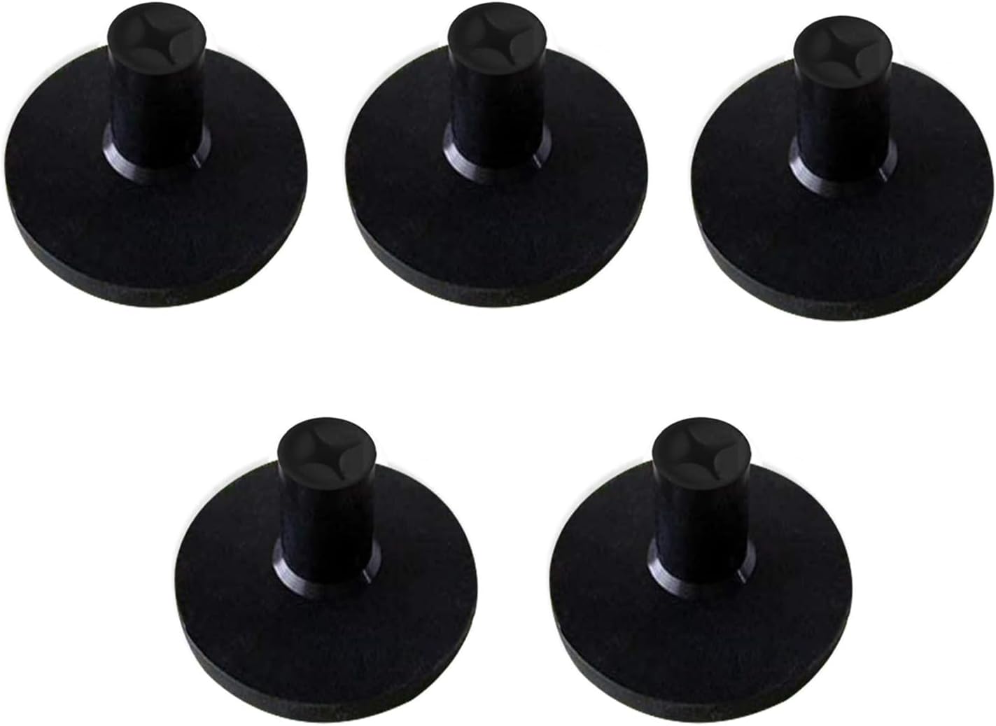 5-Pack Indoor/Outdoor Rubber Golf Tees - Versatile & Durable!