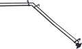 Mission Step Square End Bay Window Double Curtain Rod - Adjustable Fit