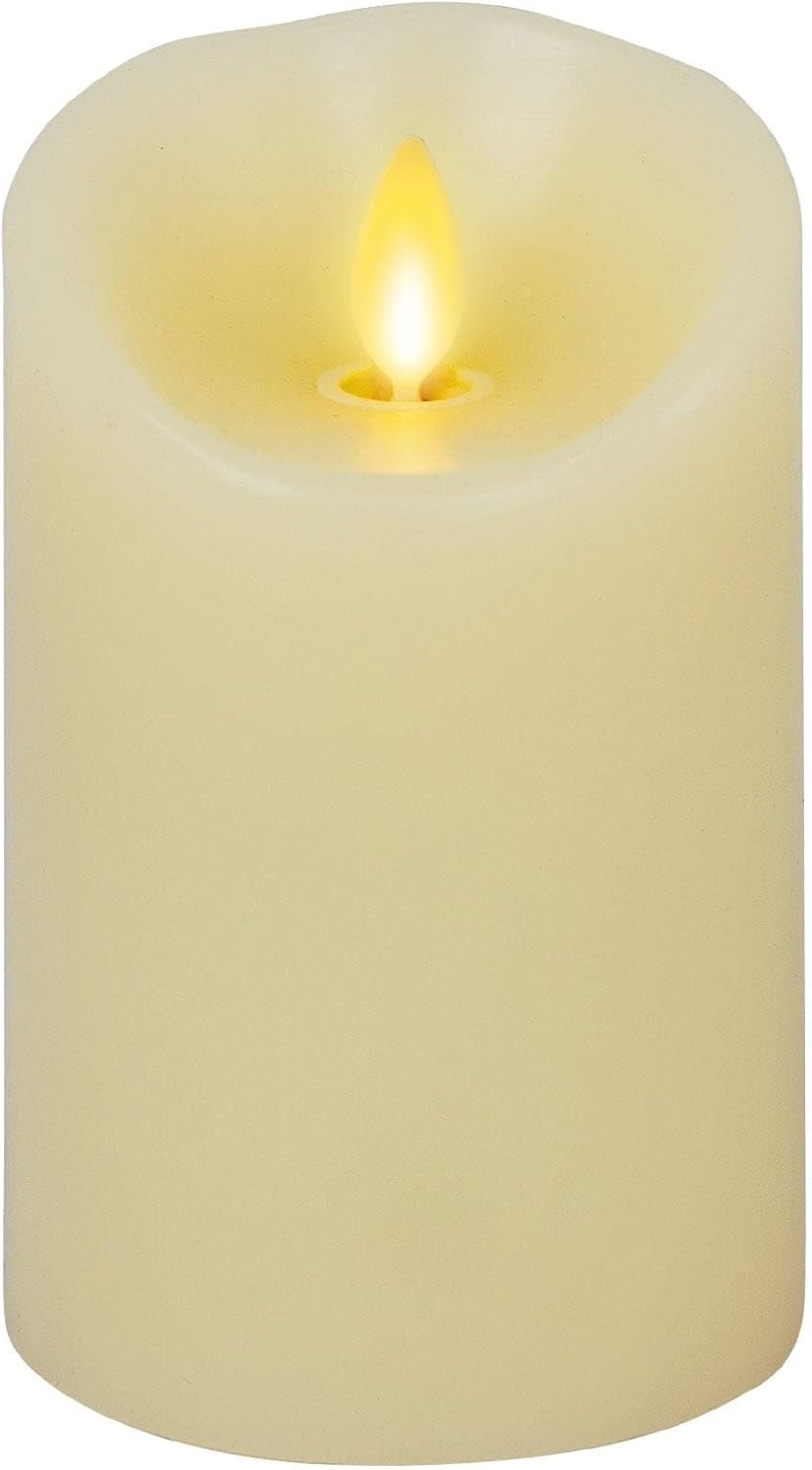 Luminara Realistic Moving Flame LED Candle with Timer Feature