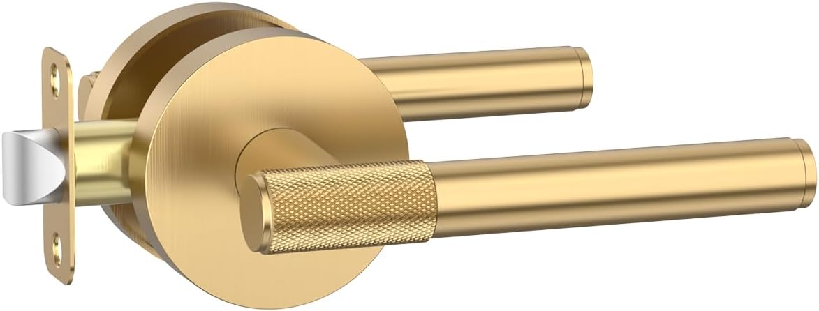 Champagne Bronze Passage Door Handles for Stylish Interiors