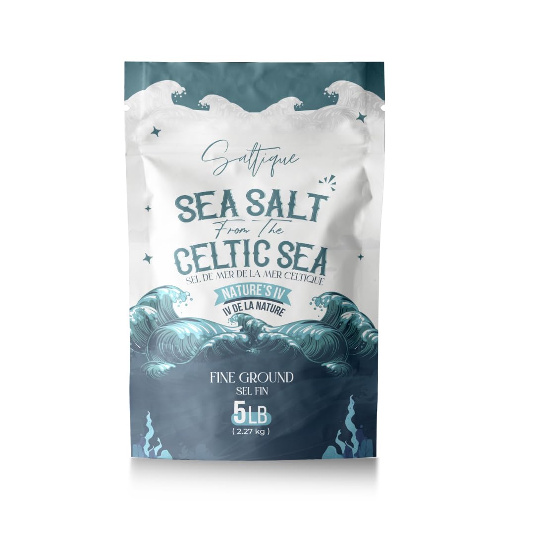 French Sea Salt Fine Ground - 100% Natural Hand-Harvested Salt