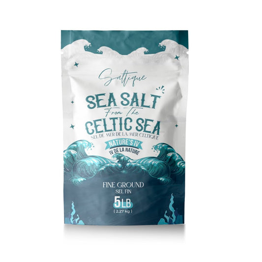 French Sea Salt Fine Ground - 100% Natural Hand-Harvested Salt