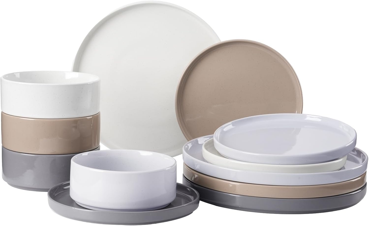 Famiware Nebula Plates and Bowls Set for Stylish Dining