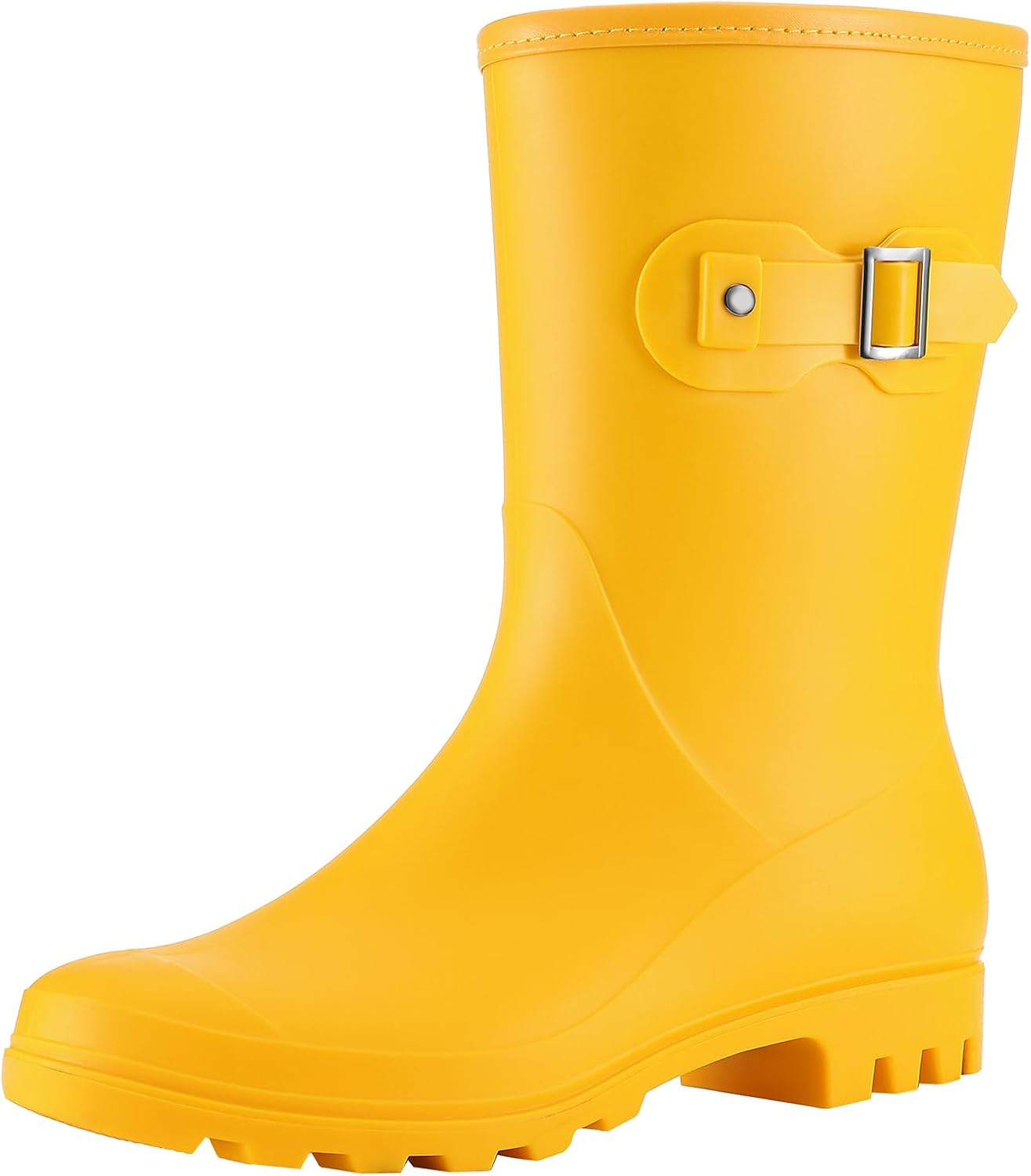 Evshine Women's Mid Calf Rain Boots for Stylish Comfort