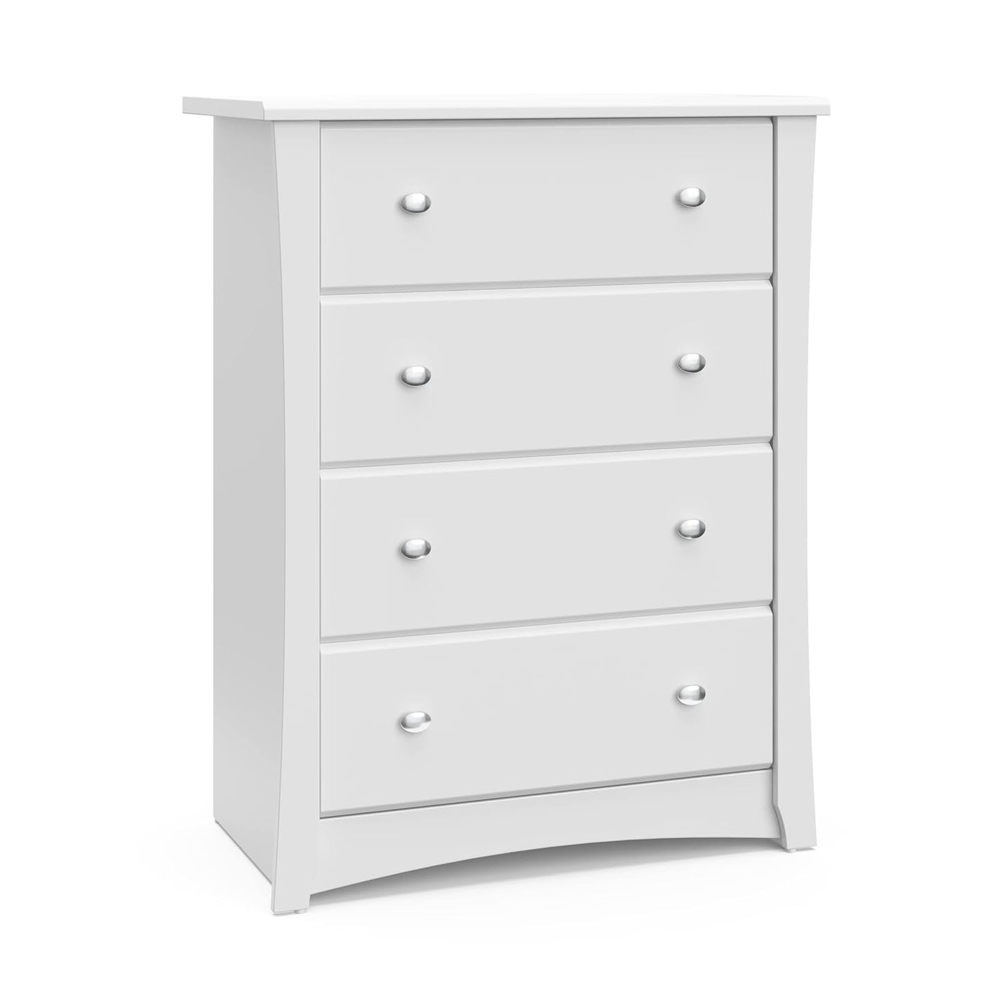 Storkcraft Crescent 4 Drawer Chest for Nursery and Kids Room