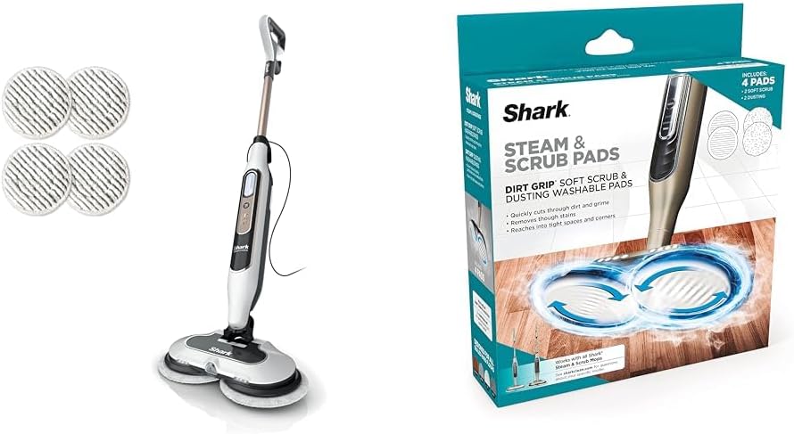 Shark Steam & Scrub Mop with Powerful Performance and Pads