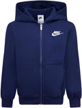 Nike Sportswear Club Fleece Full-Zip Hoodie - Kids Size 6
