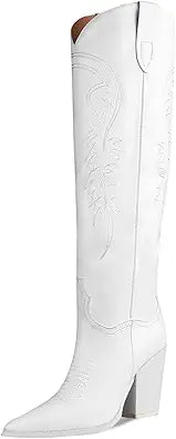 ISNOM Women's Western Boots for Stylish Cowgirl Looks