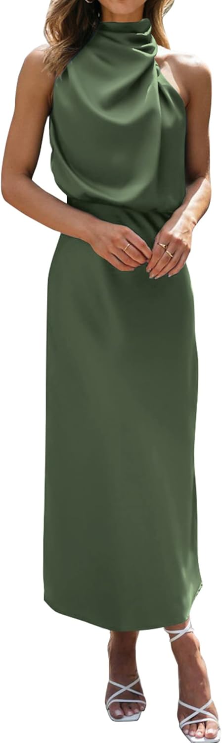 Elegant Mock Neck Sleeveless Cocktail Dress for Every Occasion