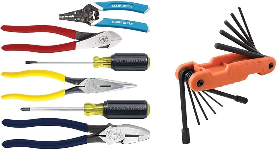 Klein Tools Hand Tool Kit with Pliers, Screwdrivers & Wrench Set
