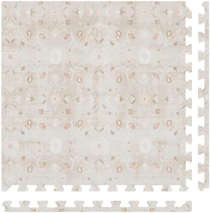 Soft Interlocking Baby Play Mat 4x6 Cushioned EVA Foam Tiles