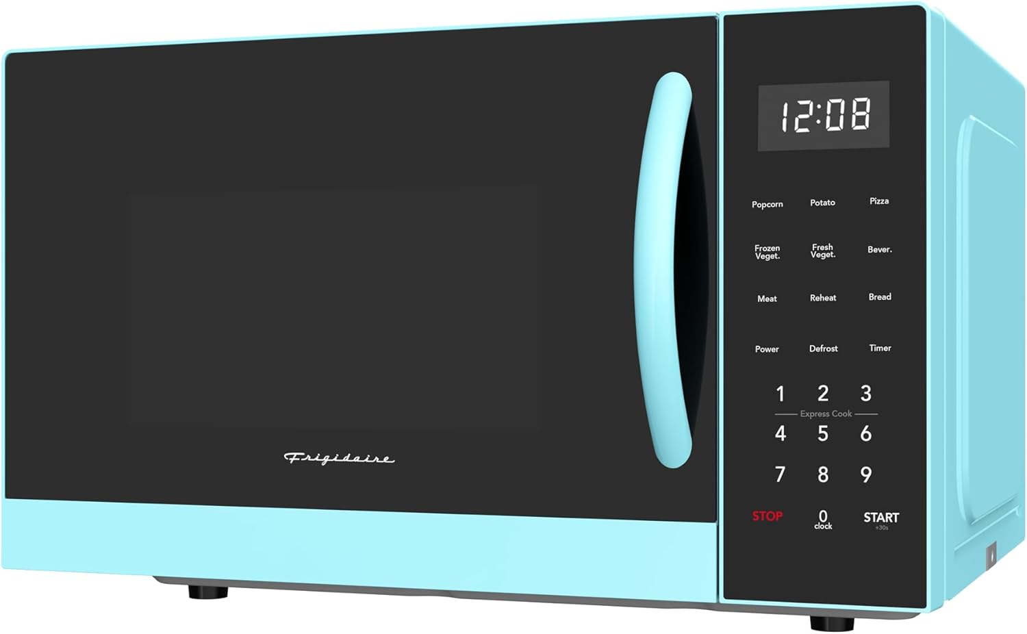 Frigidaire 0.9 cu. ft. Microwave: Oversized Blue Display