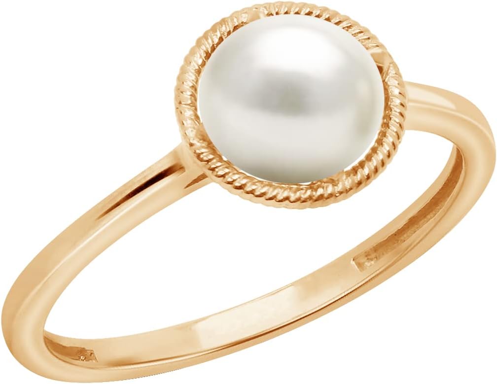 10k Gold Crystal March Birthstone Ring for Elegant Style