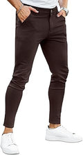 Men's Slim Fit Stretch Plaid Dress Pants for Stylish Comfort