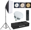 Upgrade LED MOUNTDOG Softbox Lighting Kit - Studio 3-Temp Lighting
