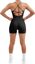 Women 2 Piece Workout Set Scrunch Butt Shorts with Padded Tank Top
