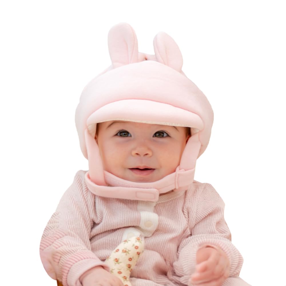 Baby Head Protector for Crawling & Walking Infants - Bunny Pink
