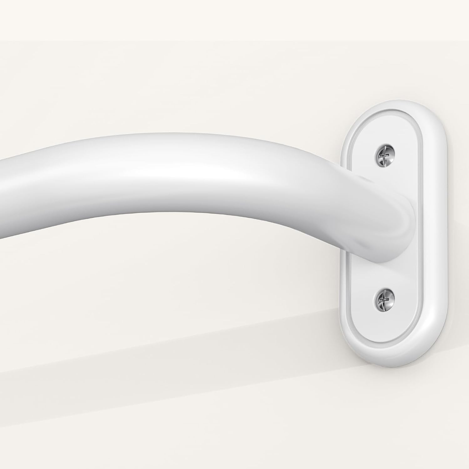 Wrap Around Curtain Rods for Windows 48 to 84 Inch, Heavy Duty