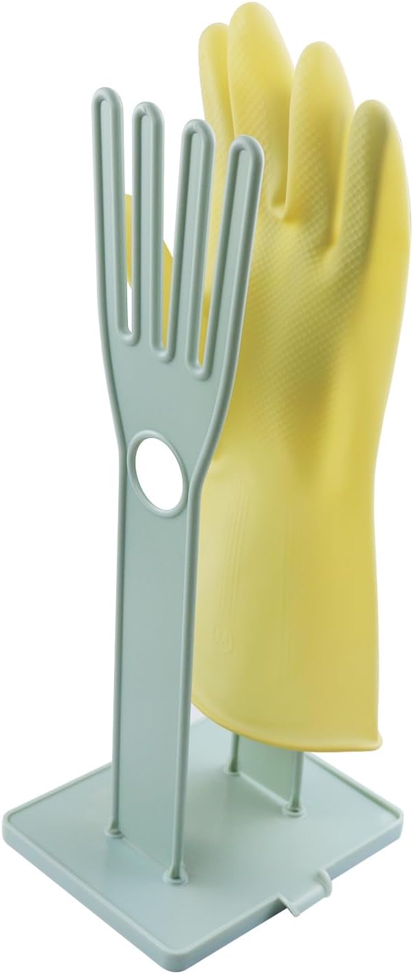 Dry Wet Kitchen Gloves Fast! Sink Rack Holder Blue