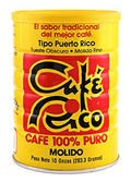 Cafe Rico Ground Coffee Can, Dark Roast 10 Ounce (Pack of 6) - Bold