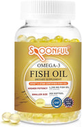 Spoonful Mini Omega 3 Fish Oil - Small Capsule, High Potency