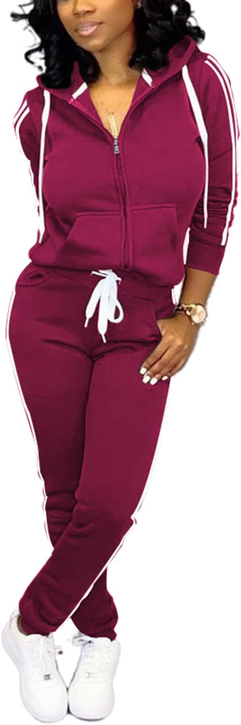 Trendy Two Piece Outfits for Women Casual Tracksuit Set