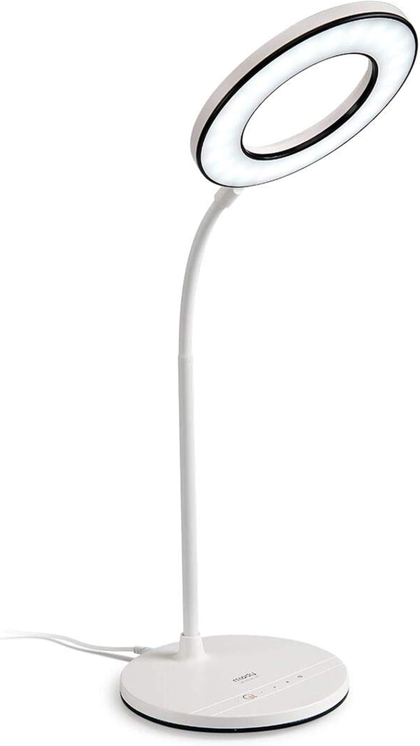 Miady LED Desk Lamp with 3 Color Modes and Adjustable Brightness