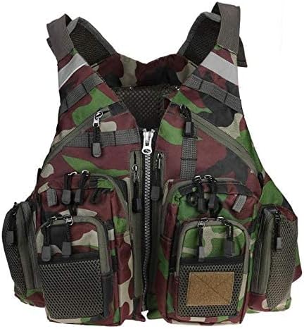 JKSPORTS Fly Fishing Vest - Multifunctional Life Jacket for All