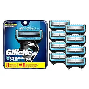 Gillette ProGlide Chill Razor Blade Refills for Ultimate Comfort