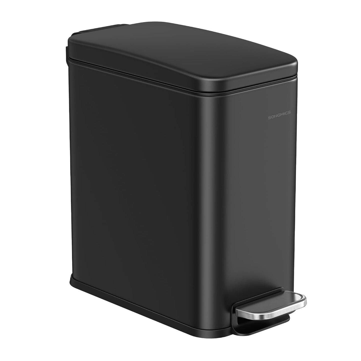 SONGMICS 2.6 Gallon Bathroom Trash Can for Small Spaces