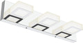 Modern LED Vanity Lights - 3 Stainless Steel Acrylic Wall Lights