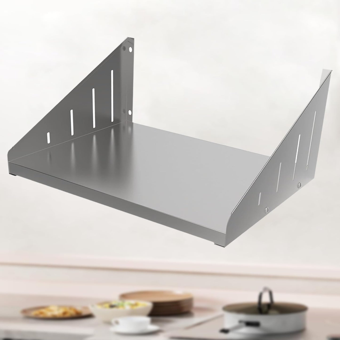 DOLEMODUO 18x36 Stainless Steel Wall Shelf - Securely Store Appliances!