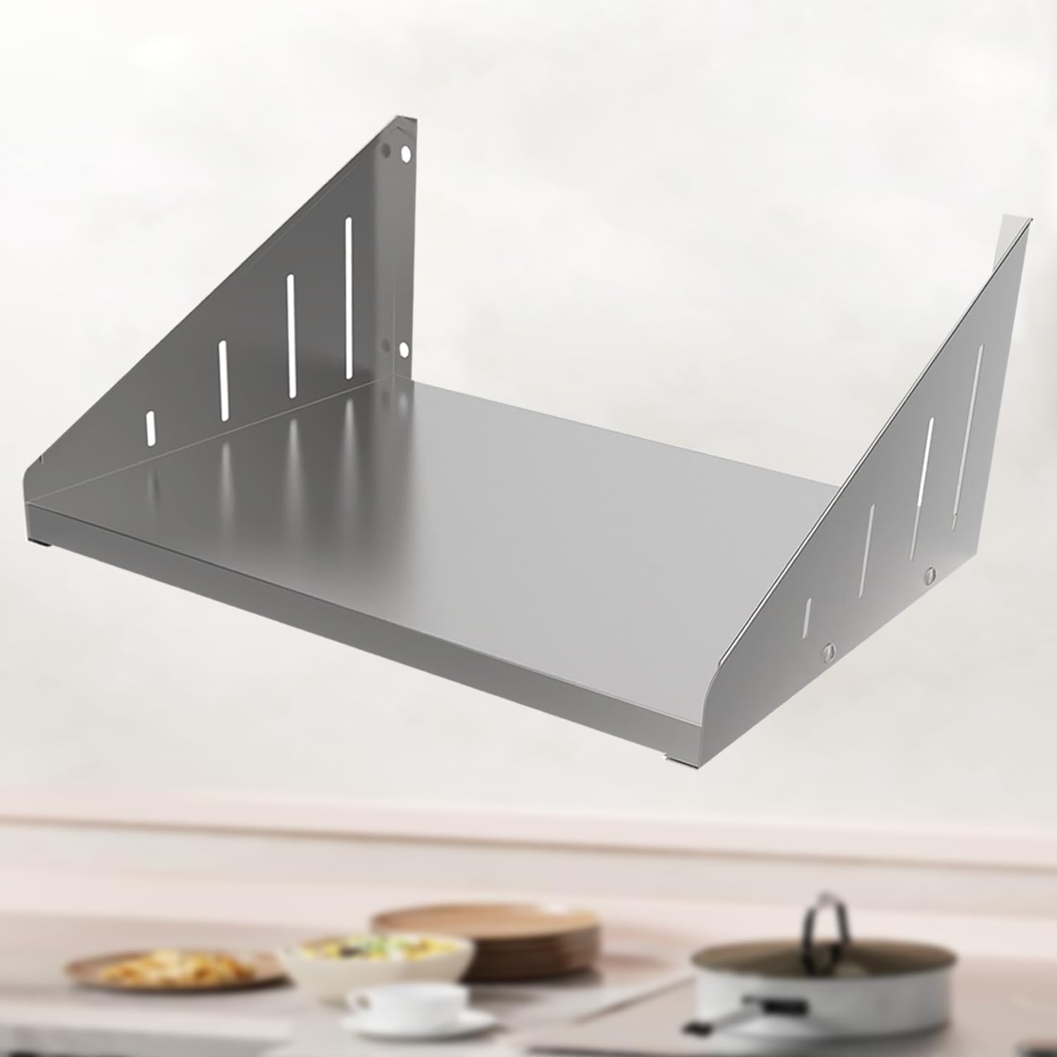 DOLEMODUO 18x36 Stainless Steel Wall Shelf - Securely Store Appliances!