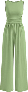 One Piece Jumpsuits for Women Sleeveless Wide Leg Romper (Style HTVS)
