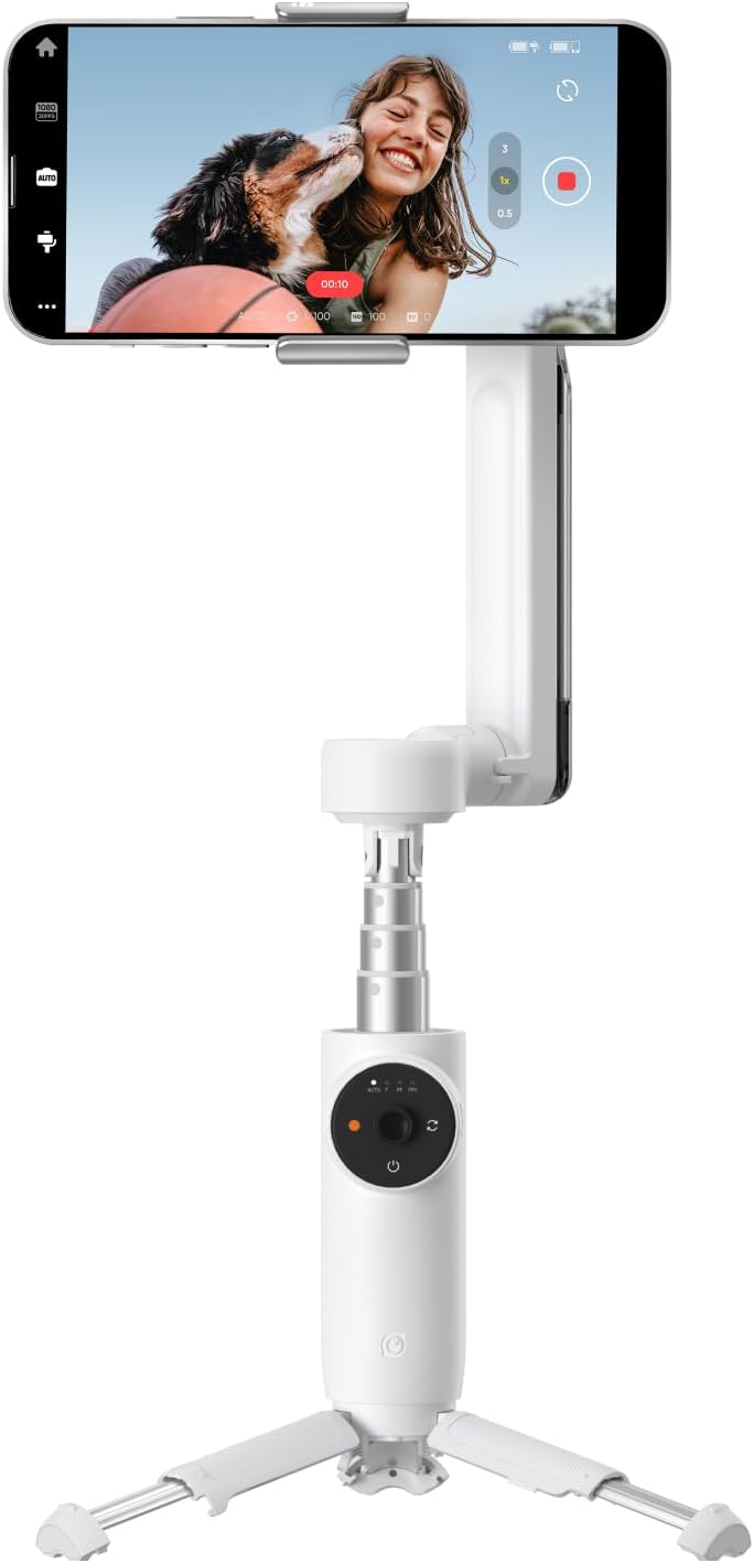 Insta360 Flow Gimbal Stabilizer for Smartphone - Summit White